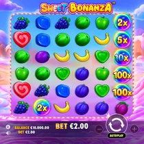 Rolletto - Sweet Bonanza Slot Game - Candy Cascades and Big Wins